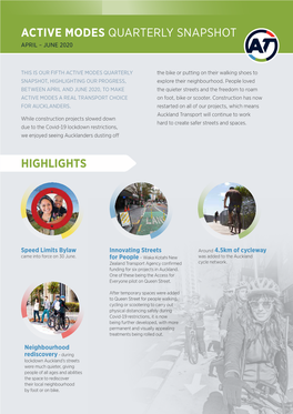 Download the Active Modes Quarterly Snapshot April