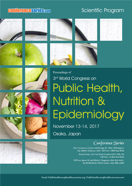 Public Health, Nutrition & Epidemiology