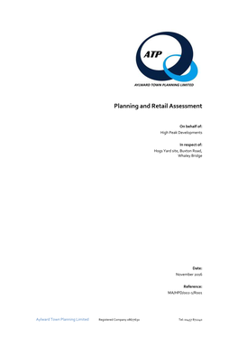 Planning and Retail Assessment