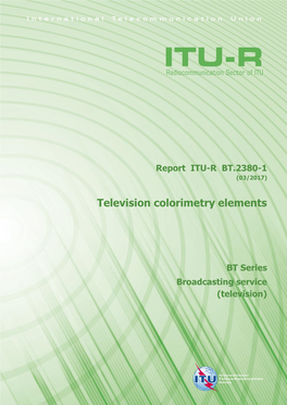 Television Colorimetry Elements