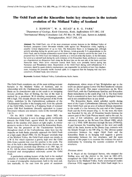 The Ochil Fault and the Kincardine Basin: Key Structures in the Tectonic Evolution of the Midland Valley of Scotland