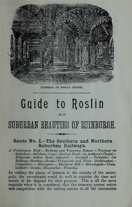 Guide to Roslin and Suburban Beauties Of
