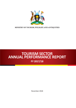 Tourism Sector Annual Performance Report Fy 2017/18