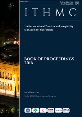 Book of Proceedings 2016