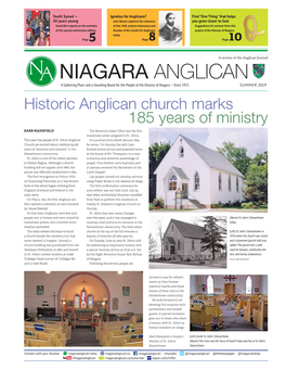 Historic Anglican Church Marks 185 Years of Ministry
