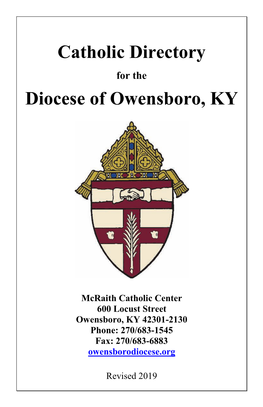 Catholic Directory Diocese of Owensboro, KY