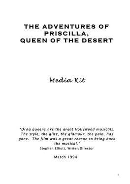 The Adventures of Priscilla, Queen of the Desert