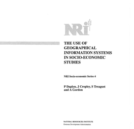 The Use of Geographical Information Systems in Socio-Economic Studies