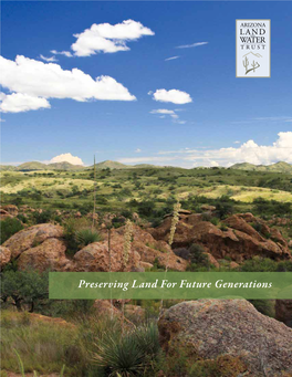 Preserving Land for Future Generations