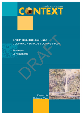 Cultural Heritage Scoping Study