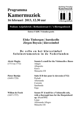 16Februari 2013AL, Tinbergen