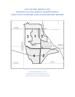 City of Oklahoma City Intensive Level Survey of Downtown: Executive Summary and Consolidation Report