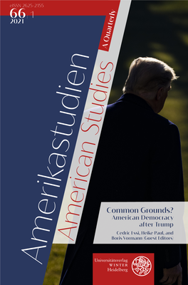 Amerikastudien / American Studies 66.1