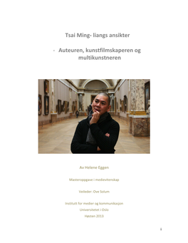 Tsai Ming-‐ Liangs Ansikter