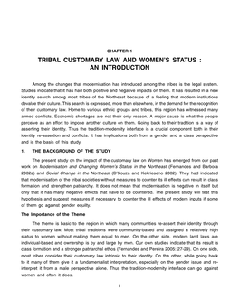 Customary Laws in North-East India