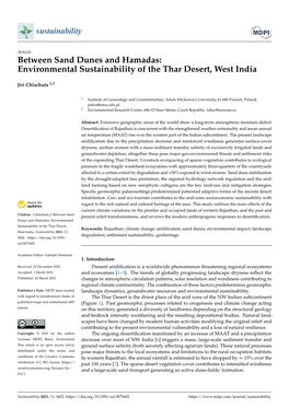 Between Sand Dunes and Hamadas:Environmental