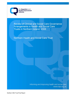 Northern HSC Trust Final Report