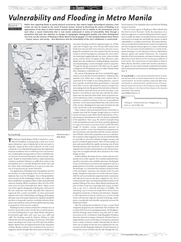 Vulnerability and Flooding in Metro Manila