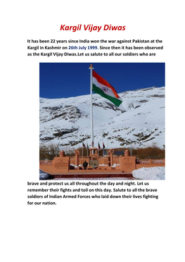 Kargil Vijay Diwas