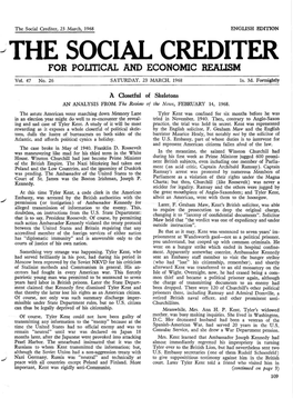 The Social Crediter for Poutical and Economic Beaijsm