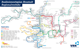 Busliniennetzplan Neustadt Regionalverkehr