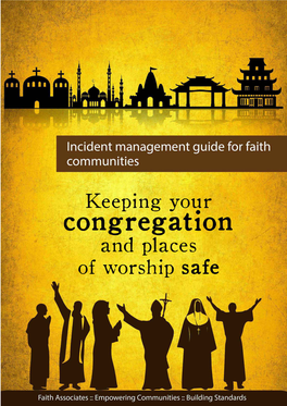 Congregation Jf ,,£•' and Places ' I of Vvorship Safe Acknowledgements