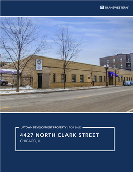 4427 NORTH CLARK STREET CHICAGO, IL 200 West Madison Street | Suite 1200 | Chicago, IL 60606