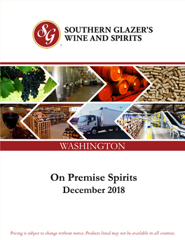 On Premise Spirits December 2018