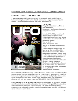 Ufo Press Release V1