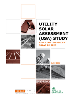 Utility Solar Assessment (USA) Study Reaching Ten Percent Solar by 2025