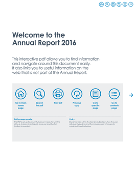 The Annual Report 2016