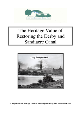 The Derby and Sandiacre Canal Trust