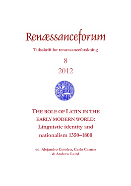 Linguistic Identity and Nationalism 1350–1800