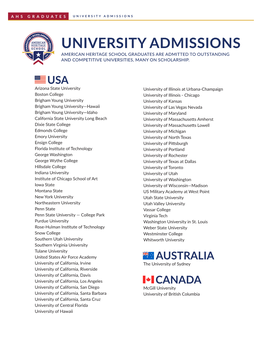 University Admissions