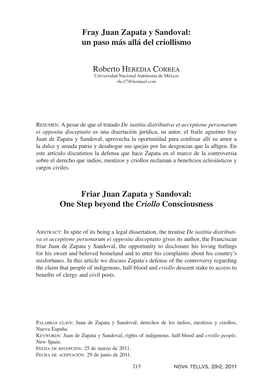 Un Paso Más Allá Del Criollismo Roberto HEREDIA