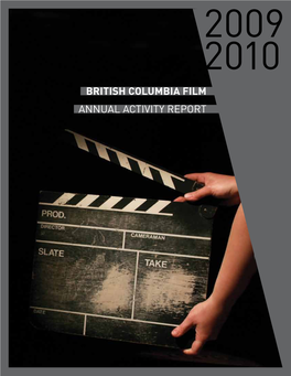 British Columbia Film Annual Activity Report