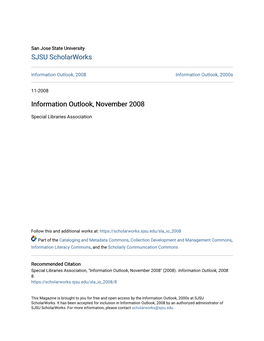 Information Outlook, November 2008