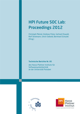 HPI Future SOC Lab : Proceedings 2012