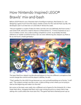 Bits N' Bricks Season 2 Episode 21 Birth of a LEGO Brawls-Er Feature