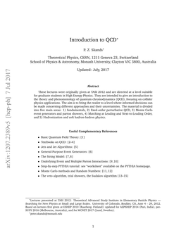 Introduction to QCD∗