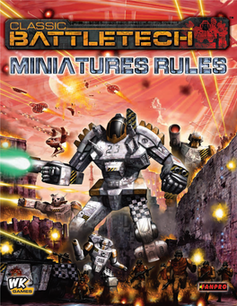 Classic Battletech Miniatures Rules