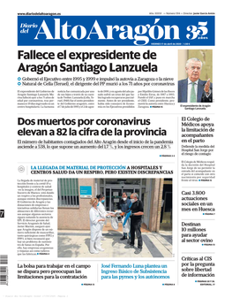 Fallece El Expresidente De Aragón Santiago Lanzuela