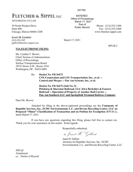 Metra Petition for Declaratory Order