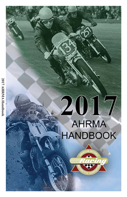 2017 AHRMA Handbook