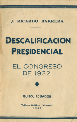 Descalificación Presidencial.Pdf