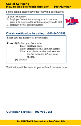 The Work Number® 1-800-660-3399 the Work Number Client List Page 1 of 15
