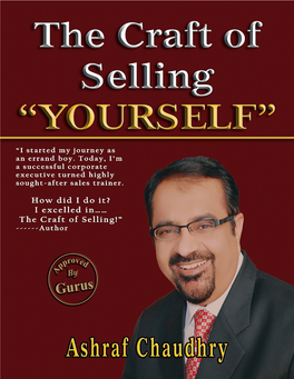 Craft of Selling “Yourself”