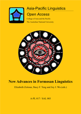 New Advances in Formosan Linguistics