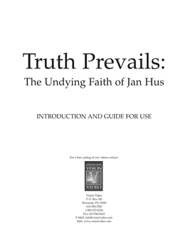 The Undying Faith of Jan Hus