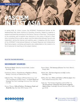 Fascism in East Asia